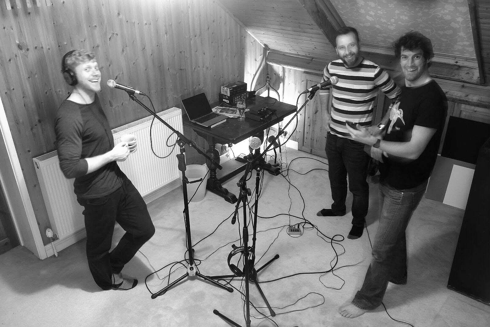Recording session for Episode 5